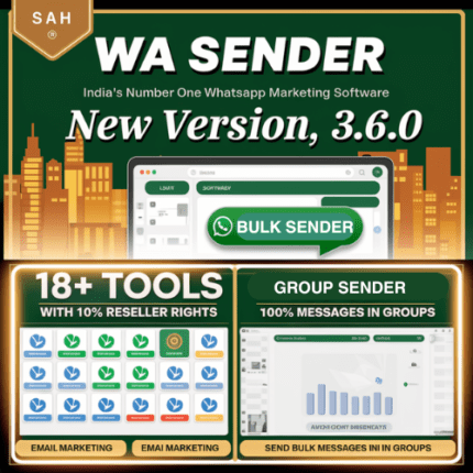 WaSender Bulk WhatsApp Sender + Group Sender + WhatsApp Auto Reply Bot (V4.11)