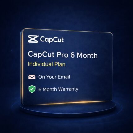 CAPCUT Pro Subscription 6 Month Individual Plan